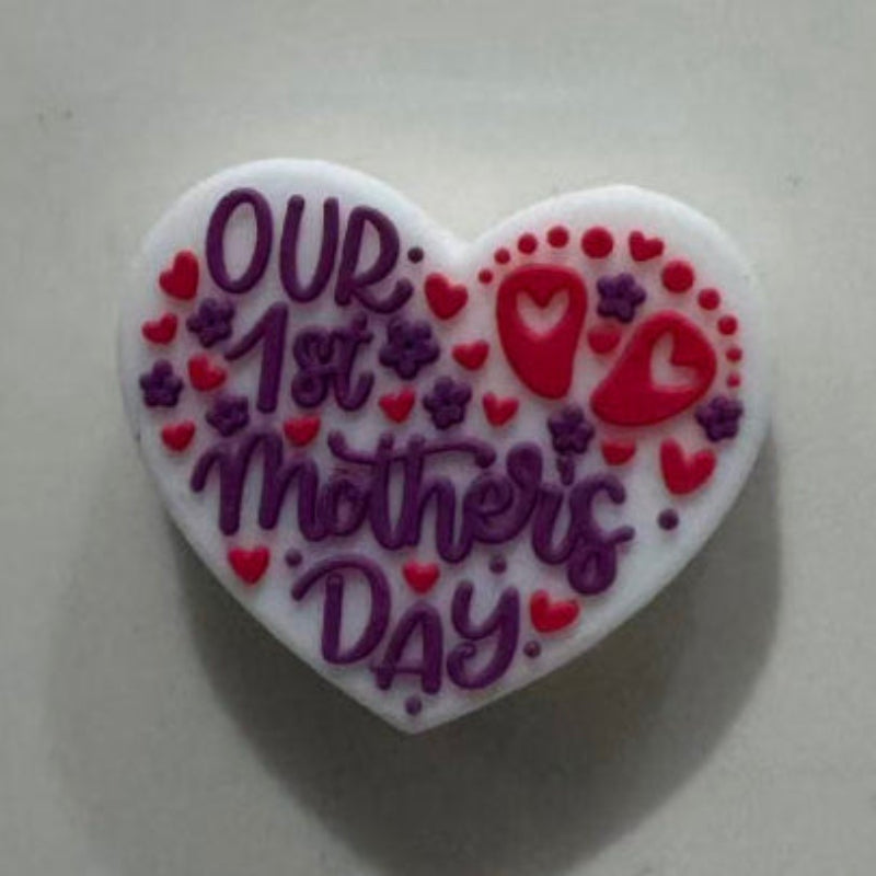Mother’s Day Silicone Focal Beads – Words Design for DIY Crafts