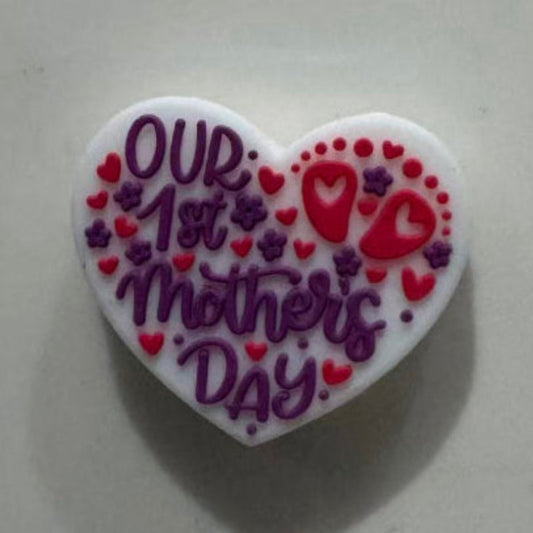 Mother’s Day Silicone Focal Beads – Words Design for DIY Crafts