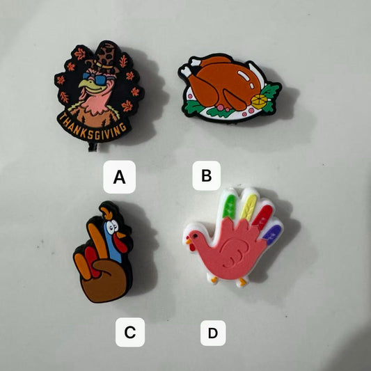 Thanksgiving Turkey Silicone Focal Beads for Pen Making
