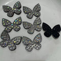 Butterfly Cotton Diamond Charms for Hair Clips DIY Craft Accessories