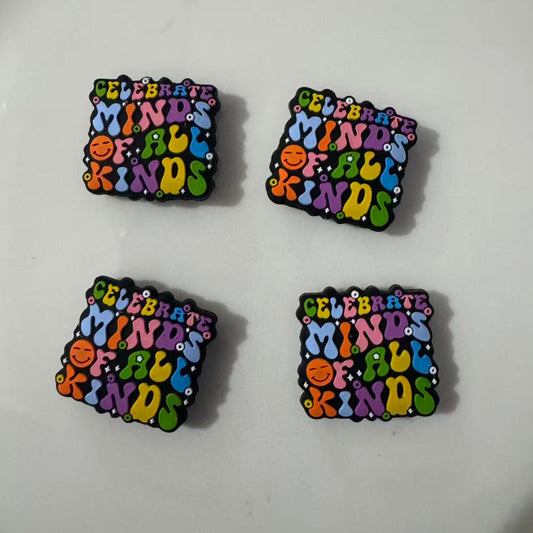 celebrate minds silicone focal beads
