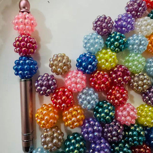 20mm Bling Rhinestone Beads for Pens – Mix Color