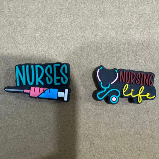 nurse silicone focal beads