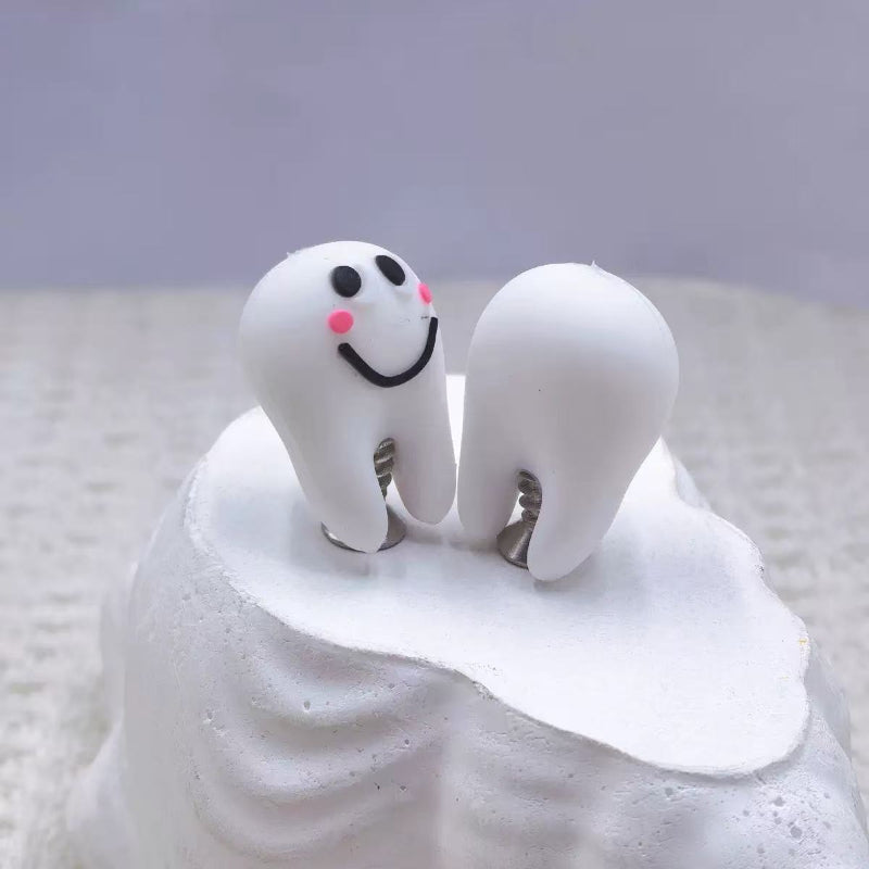 3D teeth silicone focal bead for pen making