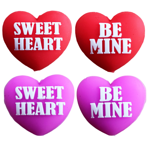 3D Sweet Heart Be Mine Silicone Focal Beads For Pen Making