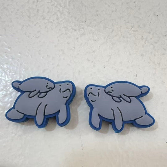 Cute Sea Lion Silicone Focal Beads for Pens, Animal Beads