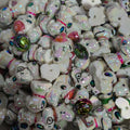 Cute Dog Acrylic Beads，Random mix
