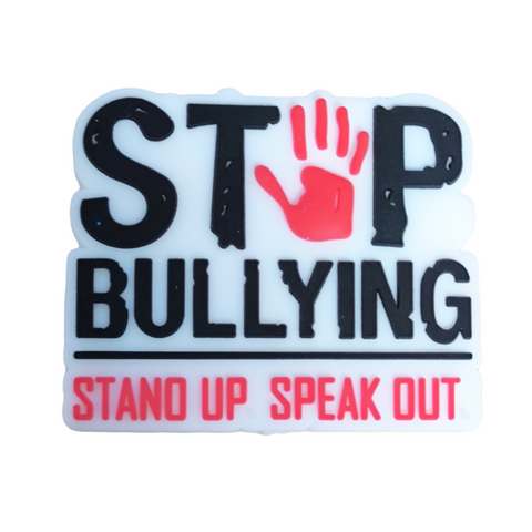 Stop Bullying, Stand Up Speak Out Silicone Focal Beads For Pen Making