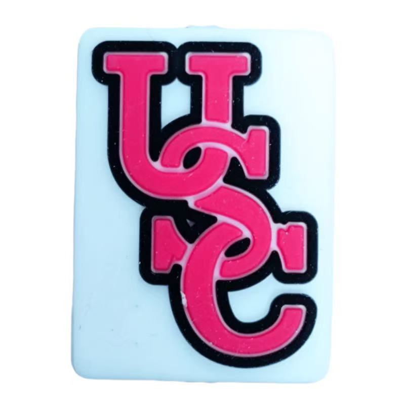 Shop football USC silicone focal beads for DIY pens