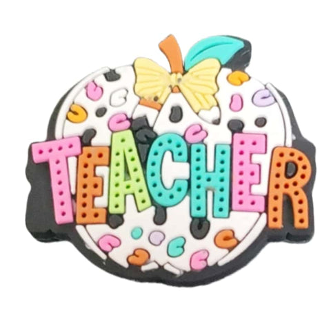 Apple Teacher Silicone Focal Beads For Pen Making