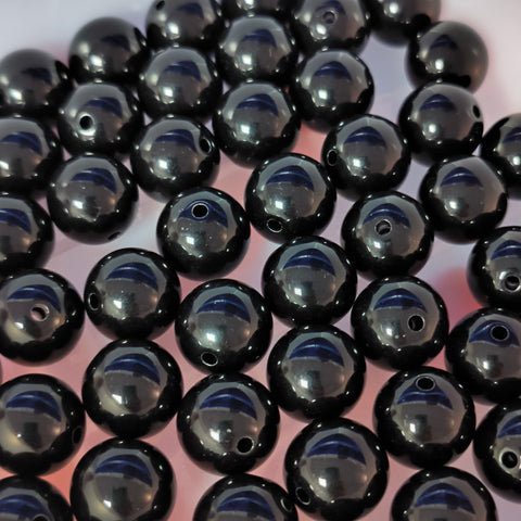 16mm Black Acrylic Beads for beadable pen