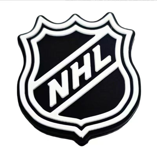 Ice Hockey Silicone Focal Beads