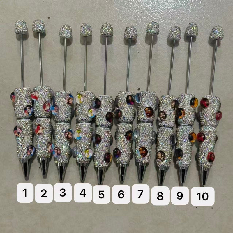 princess beadable pen cute diy pen