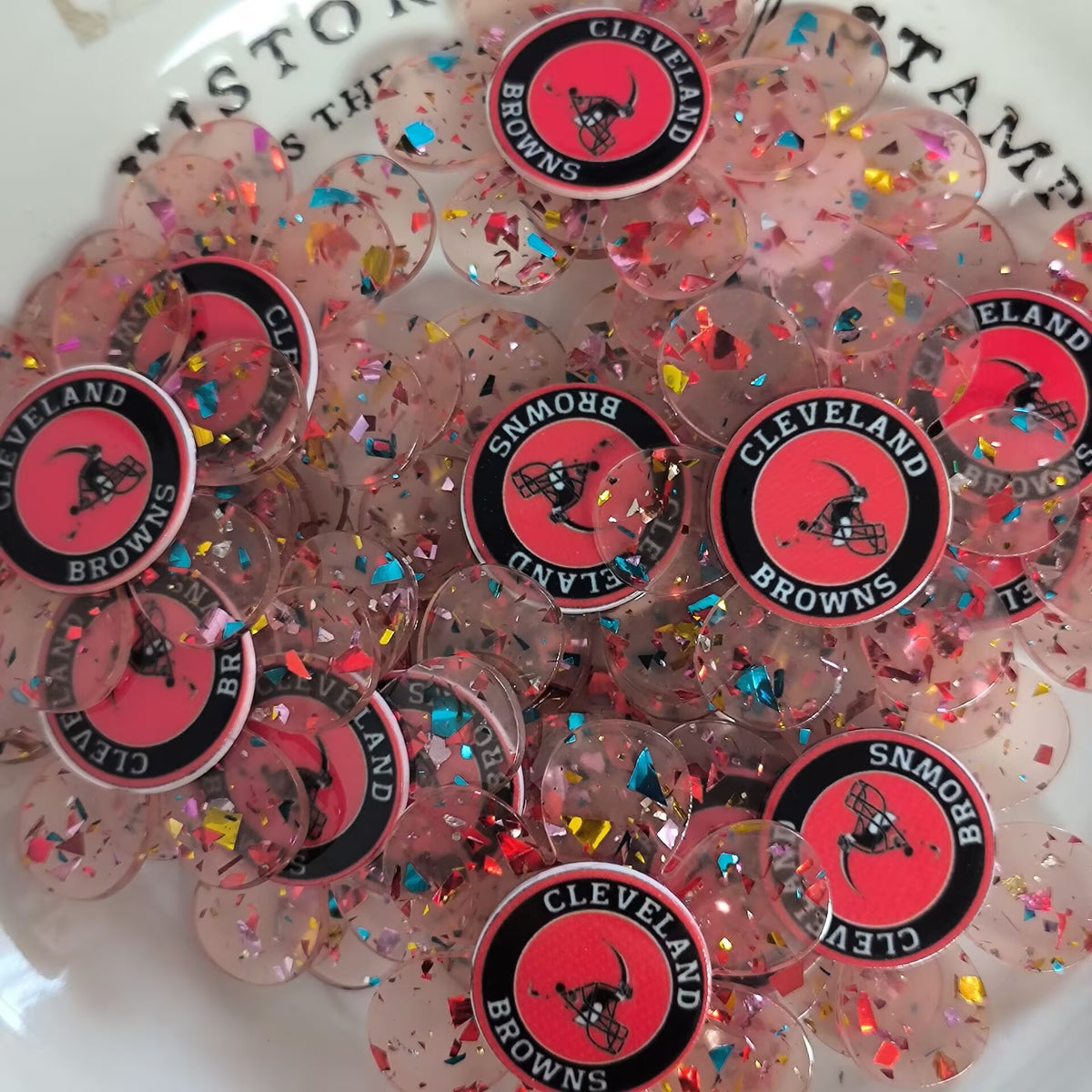 Sports Acrylic Beads