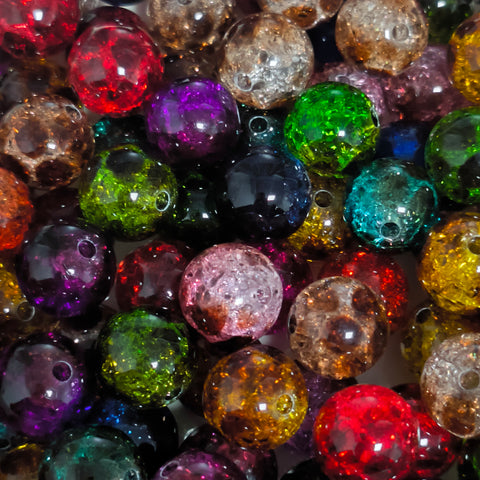 16mm Colorful Glitter Beads Beads For Pen Making