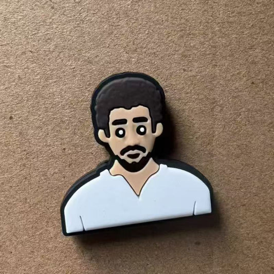 cartoon singer silicone beads for pen making DIY