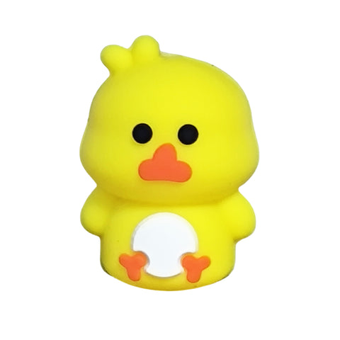 3D Yellow Duck Silicone Focal Beads For Beaded Pens