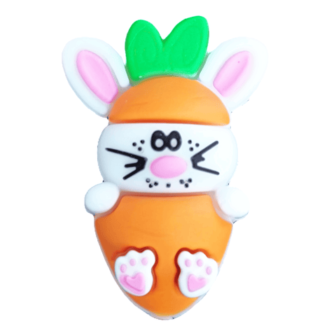 3D Easter Rabbit Silicone Focal Beads For Pen Making