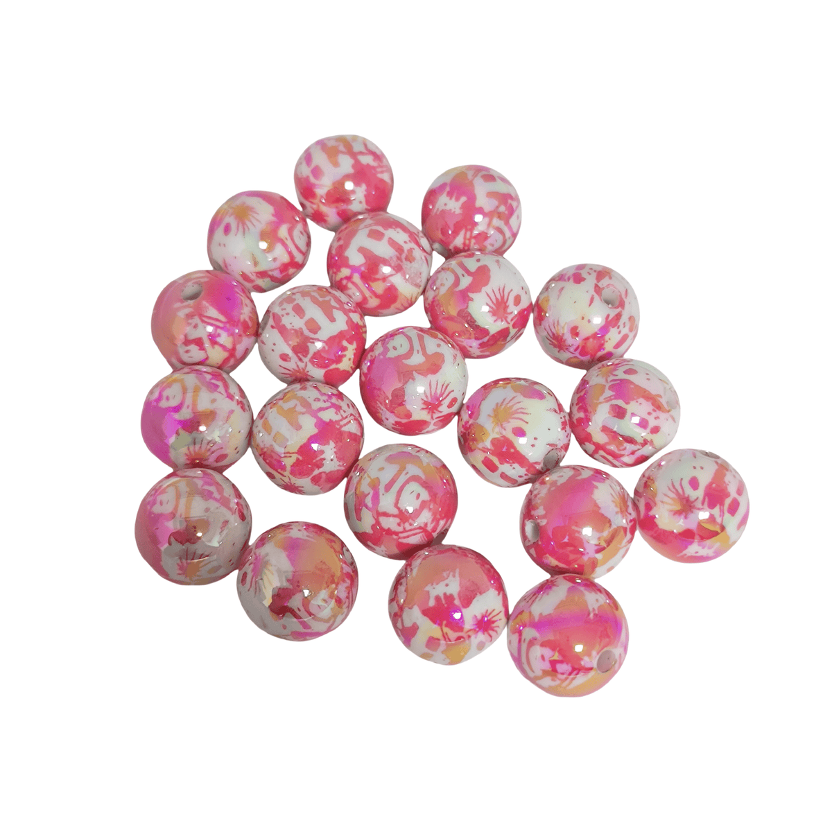 16mm round Halloween Skeleton Acrylic Beads For Beaded Pen