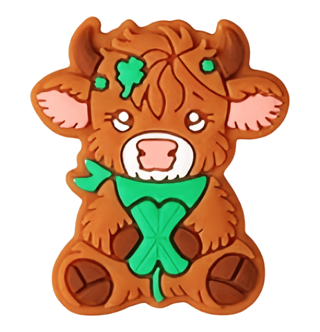 St Patrick's Highland Cow Silicone Focal Beads For Pen Making