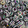20mm Black & White Acrylic Beads For Pen Making