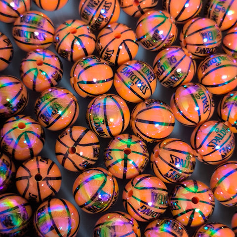 16mm Basketball Acrylic Beads For Pen Making