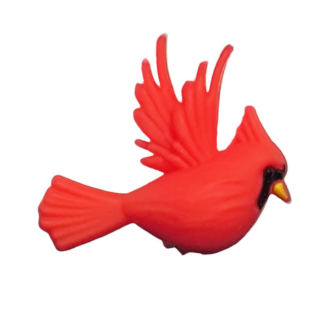 3D Red Birds Silicone Focal Beads For Beaded Pen