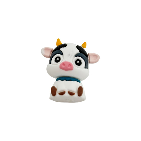 3D Cow Silicone Focal Beads For Pen Making