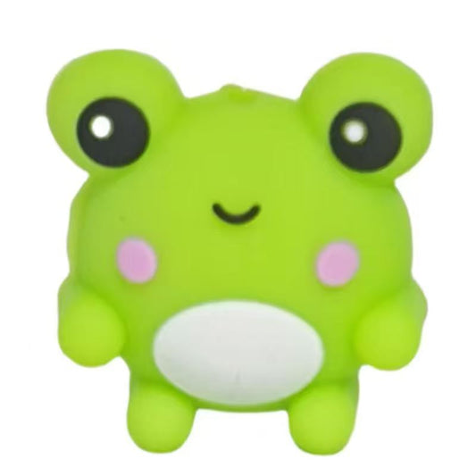 3D frog silicone focal bead for pen making animal bead