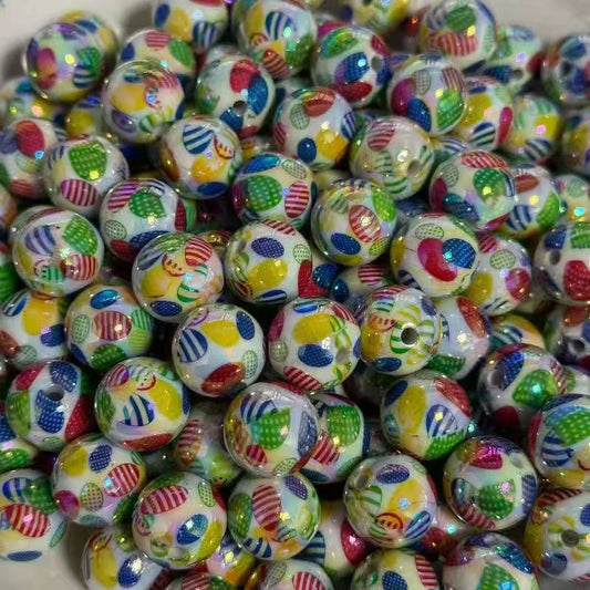 16mm easter egg acrylic beads for pen making