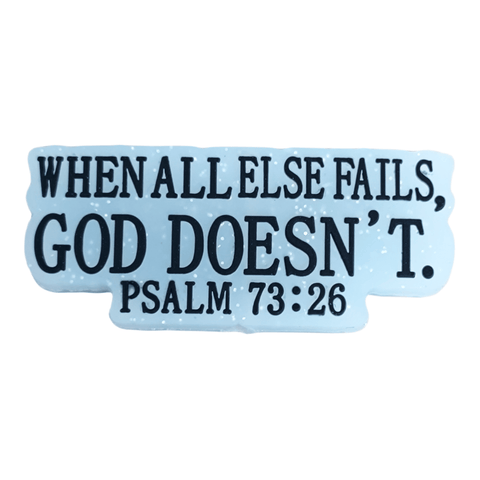 When All Else Falls God Doesn't Silicone Focal Beads For Pen Making