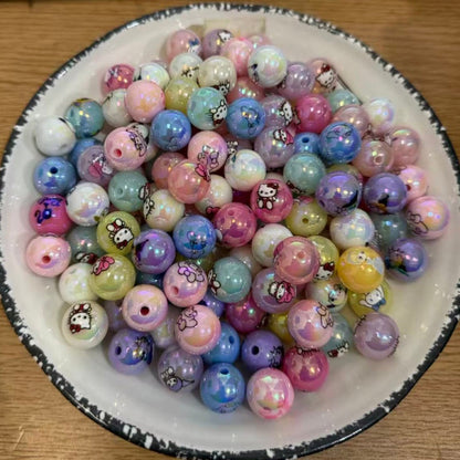 16mm printed acrylic beads for pen making DIY craft supplies