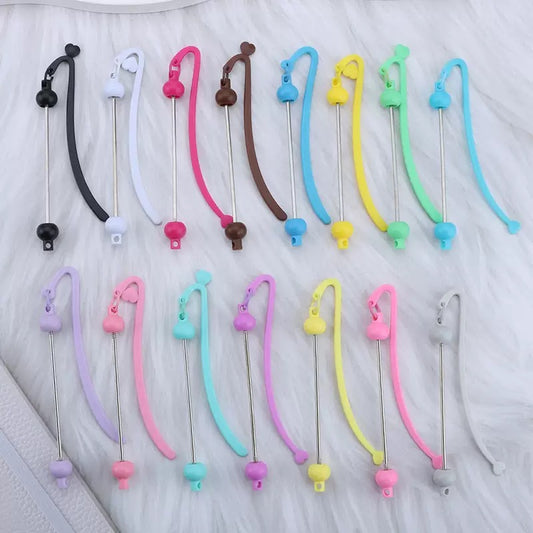 DIY Beadable Bookmarks | Plastic Beading Rod Bookmarks in Solid Colors