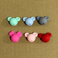 3D mouse head silicone focal beads for pen 