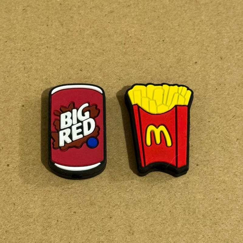fast food soda fries silicone focal beads for pen making DIY
