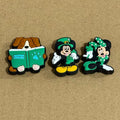 green cartoon mouse silicone focal beads for pen making DIY
