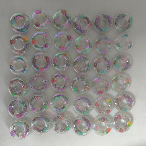 Large circular hole Water Beads Glitter Bright Color Ball Beads For Pen Diy