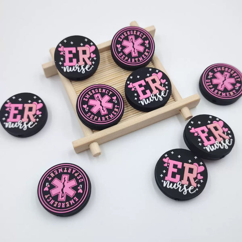 er nurse silicone focal beads
