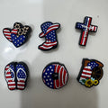 American Independence Day Silicone Focal Beads For Pen
