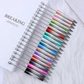 Ombre beadable pen 147mm DIY beaded pen for crafts wholesale