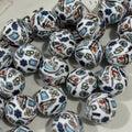 16mm nurse printed silicone beads for DIY pen making craft supplies