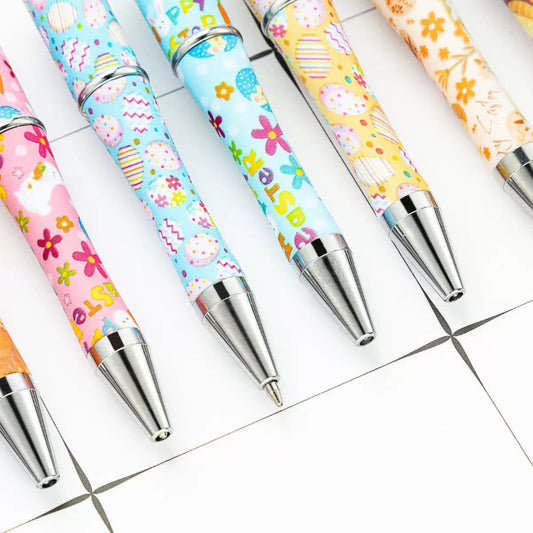 Easter Bunny Beadable Pen | Cute DIY Beaded Ballpoint Pen（c-7）