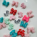 3D bow silicone focal bead for pen making cute bead