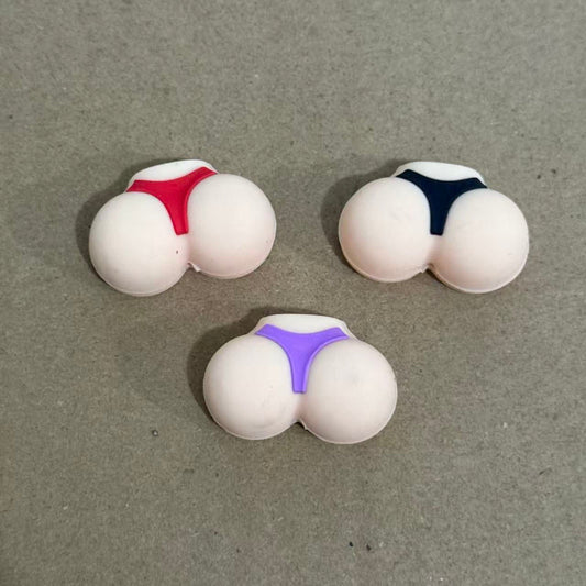 funny novelty silicone focal beads