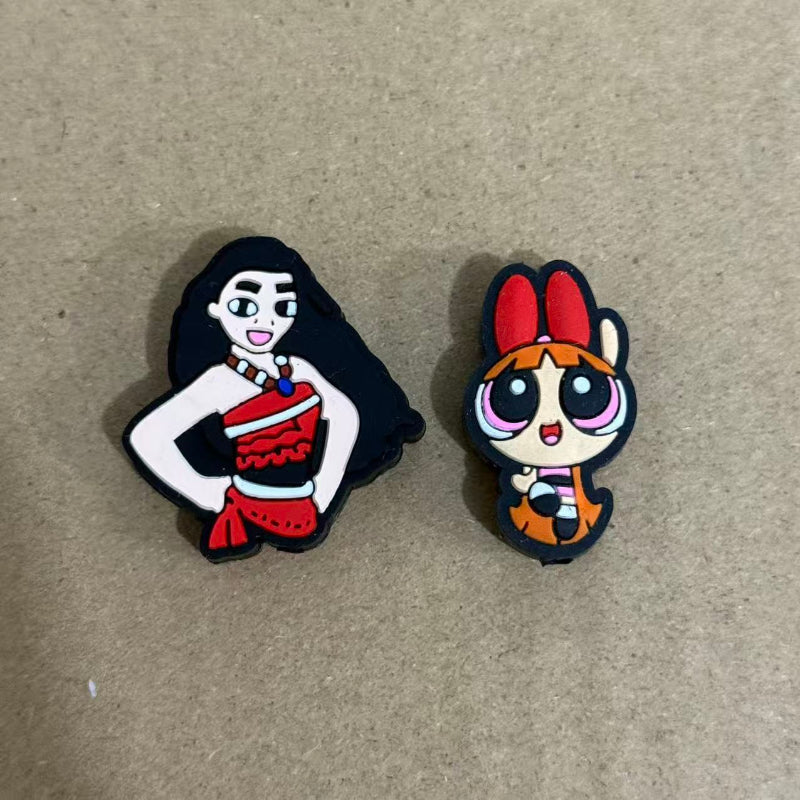 cute cartoon girl silicone beads