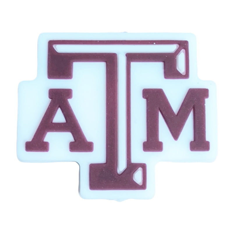 USA New York Texas Football silicone bead for crafts
