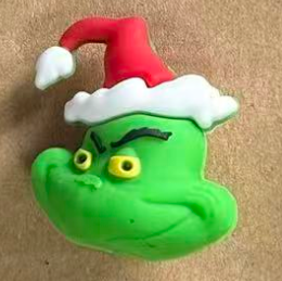 Christmas Green Silicone Focal Beads For Pen Making