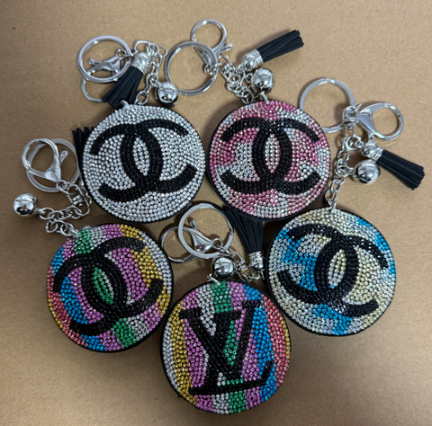 VV&CC hot diamond keychain pendant