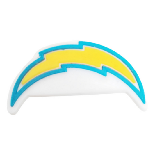 Charger Football Silicone Focal Beads for bracelet and DIY jewelry