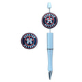 Houston Baseball silicone focal bead bulk for handmade pens